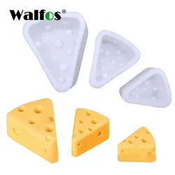 Walfos Food Grade Non-stick Cheese Shape Silicone Cake Mold DIY Creative Baking Molds Ice Cream Mold Kitchen Tools Accessories