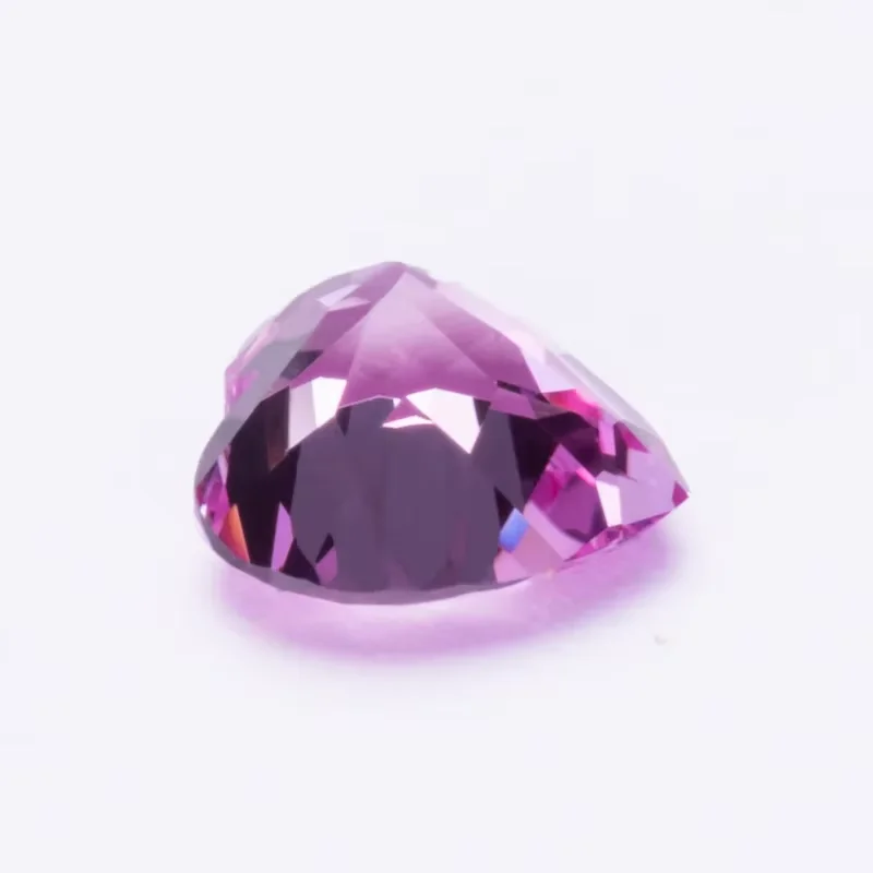 

Top Quality Lab Grown Sapphire Pink Color Heart Shape Charms Advanced Jewelry Rings Earrings Making Extremely Shiny Quality Cert