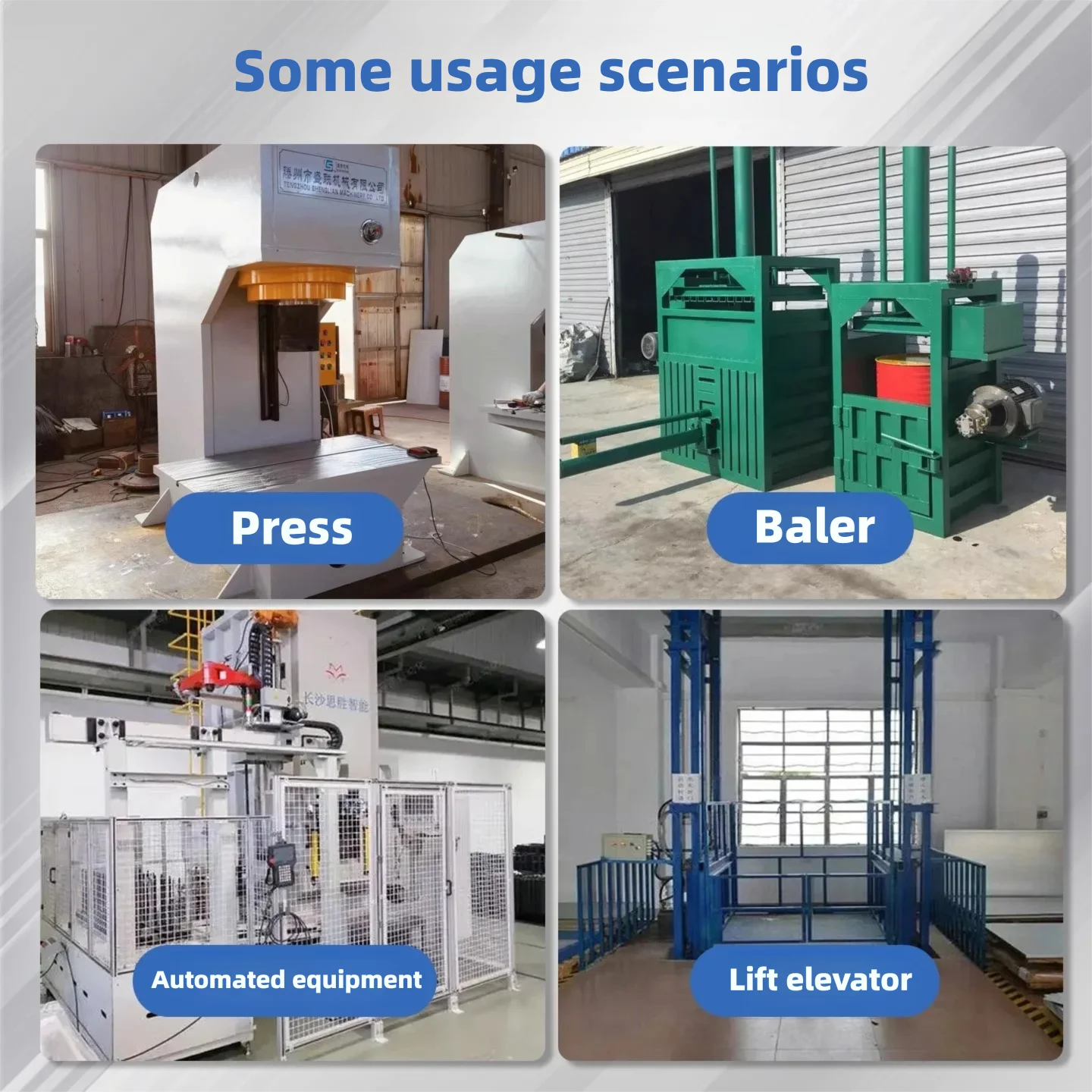 150 Ton 250mm Bore Solid Heavy Duty Bidirectional Lifting Hydraulic Cylinder Electromagnetic Power Unit