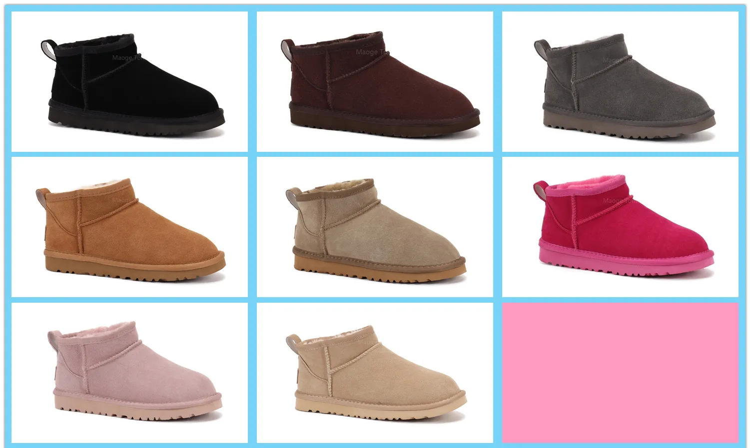 

Полуботинки, женские зимние ультра мини-сапоги, дизайнерские австралийские кожаные ботинки на платформе, теплые ботильоны на меху, роскошные ботинки