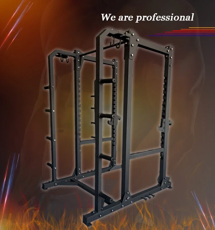 Half Rack Gym China Commercial Squat Rack Fitness Power Rack Weightlifting