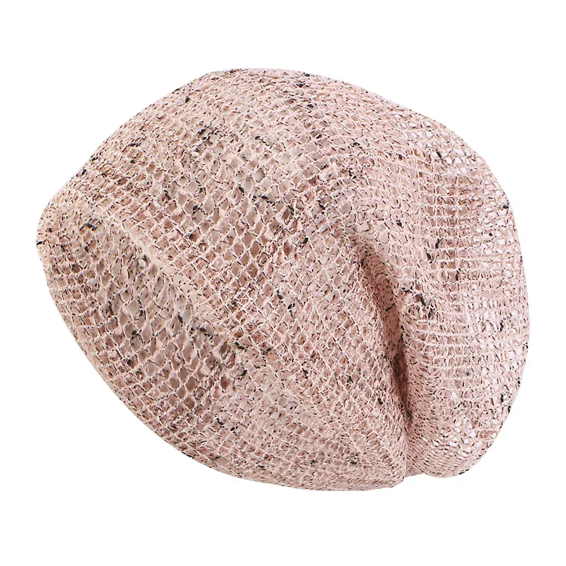 Women New Casual Fashion Summer Cotton Linen Breathable Mesh Double Used Hood Hat