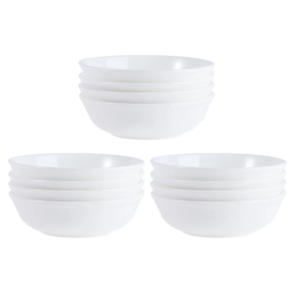 

12Pcs Bone China Paint Pallets Multi-Function Ceramic Mixing Trays for Watercolor Oil Acrylic Lightweight Portable