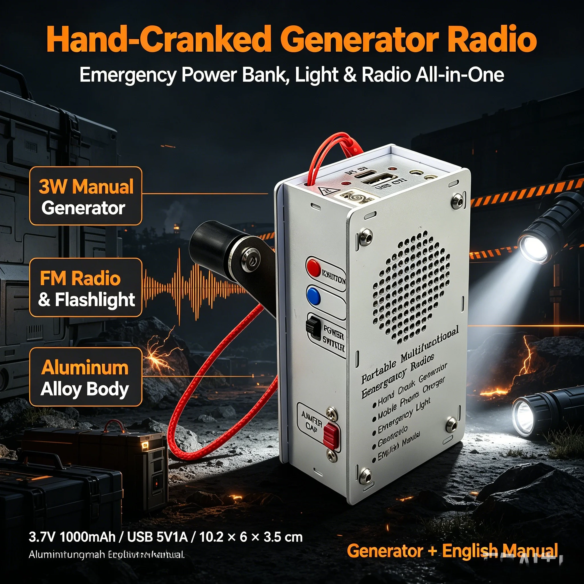 Hand Crank Emergency Backup Po - đánh giá và giá Outdoor Power Equipment Brands
