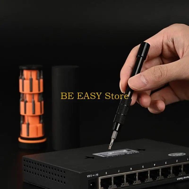 

E28F Bit Set with Bits Portable Storage Bin for Electronic Repairs