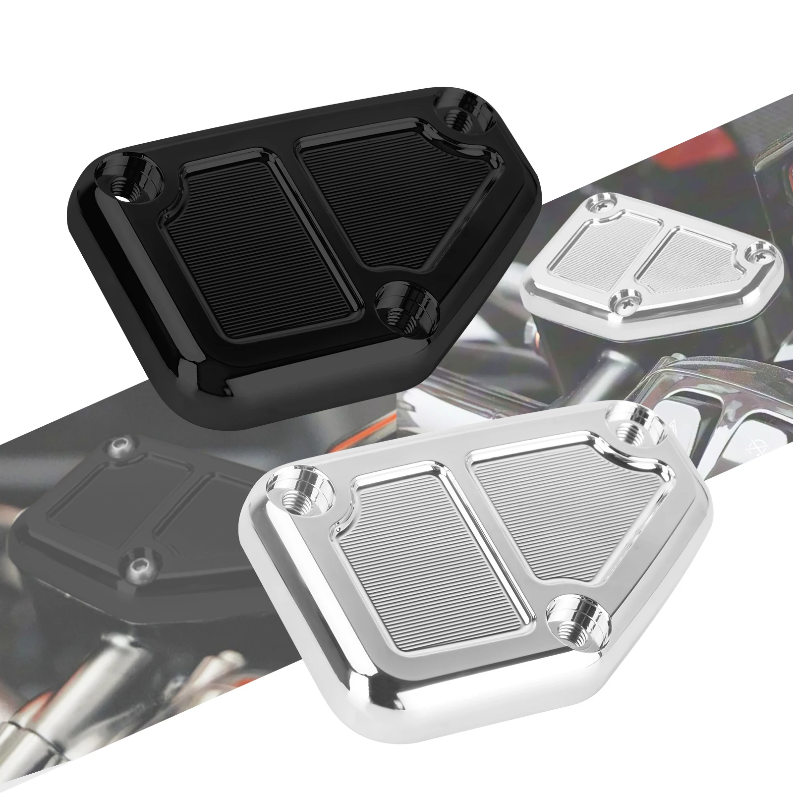 

Хромированная/черная крышка главного тормозного цилиндра мотоцикла для Harley Touring CVO Road Glide Street Glide 2023-2025 FLHX FLHXSE