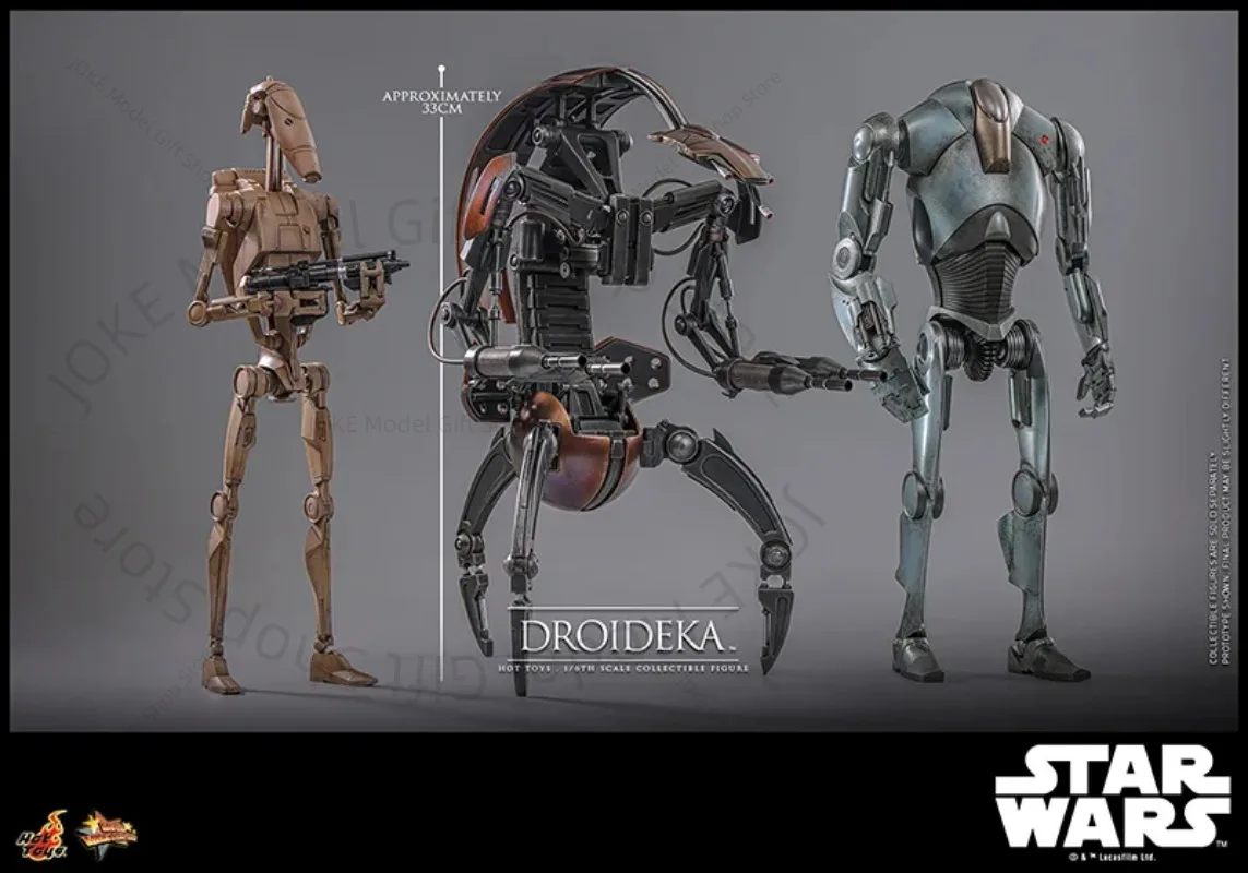 

Оригинальный HOTTOYS 1/6 MMS755 Звездные войны Призрак Менаса Робот Мерца Фигурка Модель игрушки 33 см Коллекция Украшения Подарок
