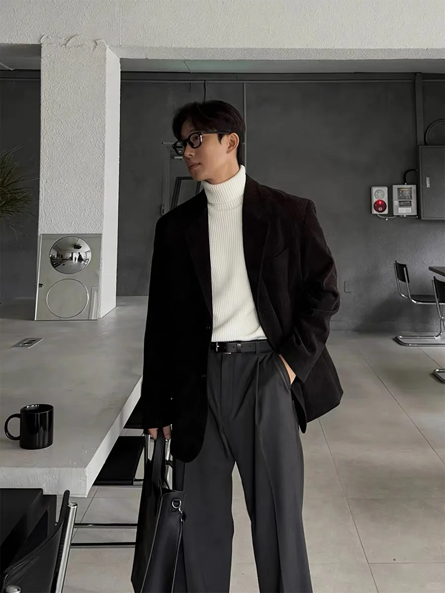 Solid color turtleneck knitted sweater pure cashmere vertical texture simple and versatile warm bottoming shirt