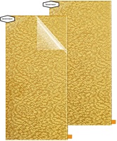 Gold Glitter Acrylic Plexiglass Sheet Opaque Plastic Square Panel Shinning Board for DIY,Sign,Cricut Cutting,Table Pad,Decor