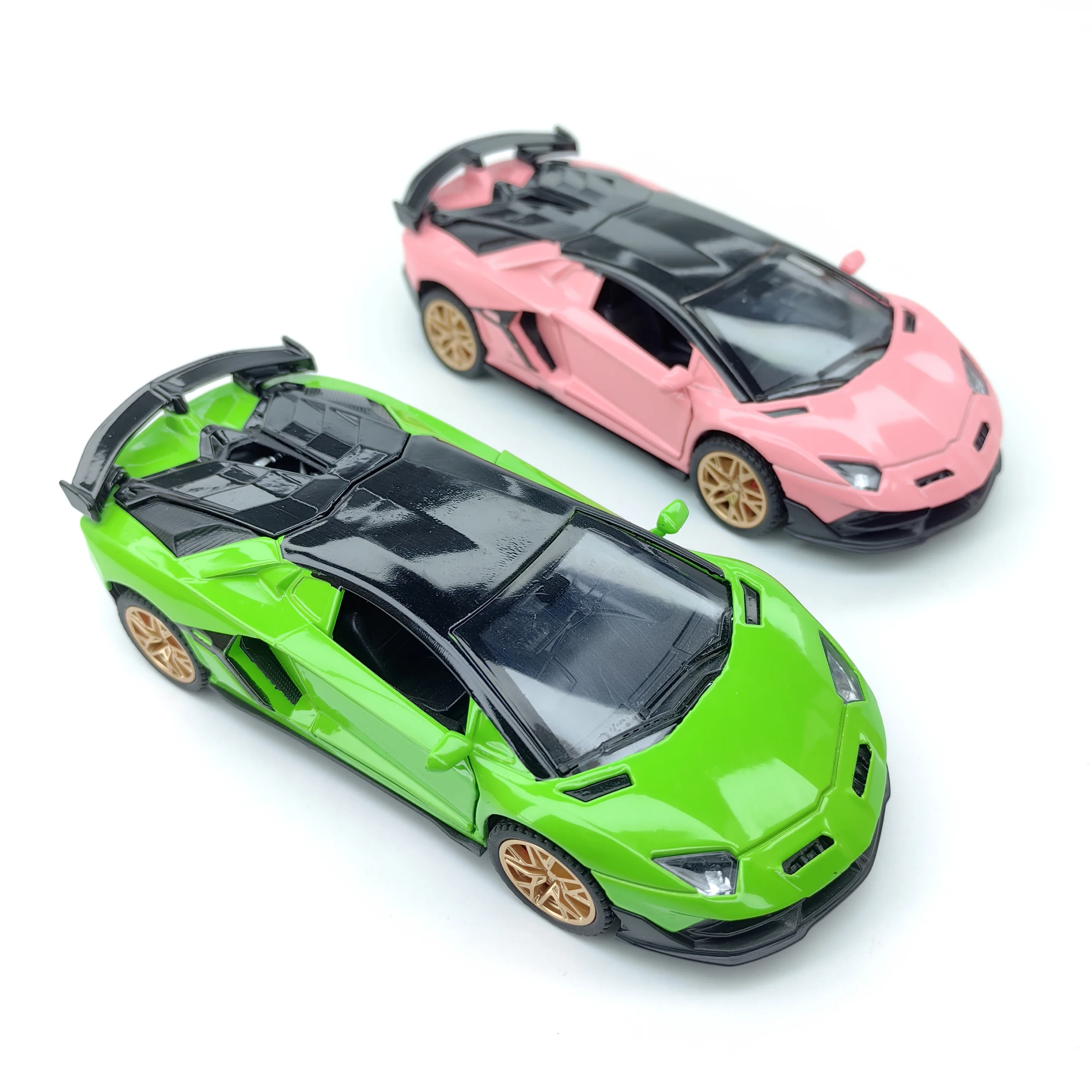 Modello di auto giocattolo in lega Auto sportiva Regalo per bambini Ragazzi Pullback Decorazione Auto da collezione Veicolo in miniatura Modello da collezione