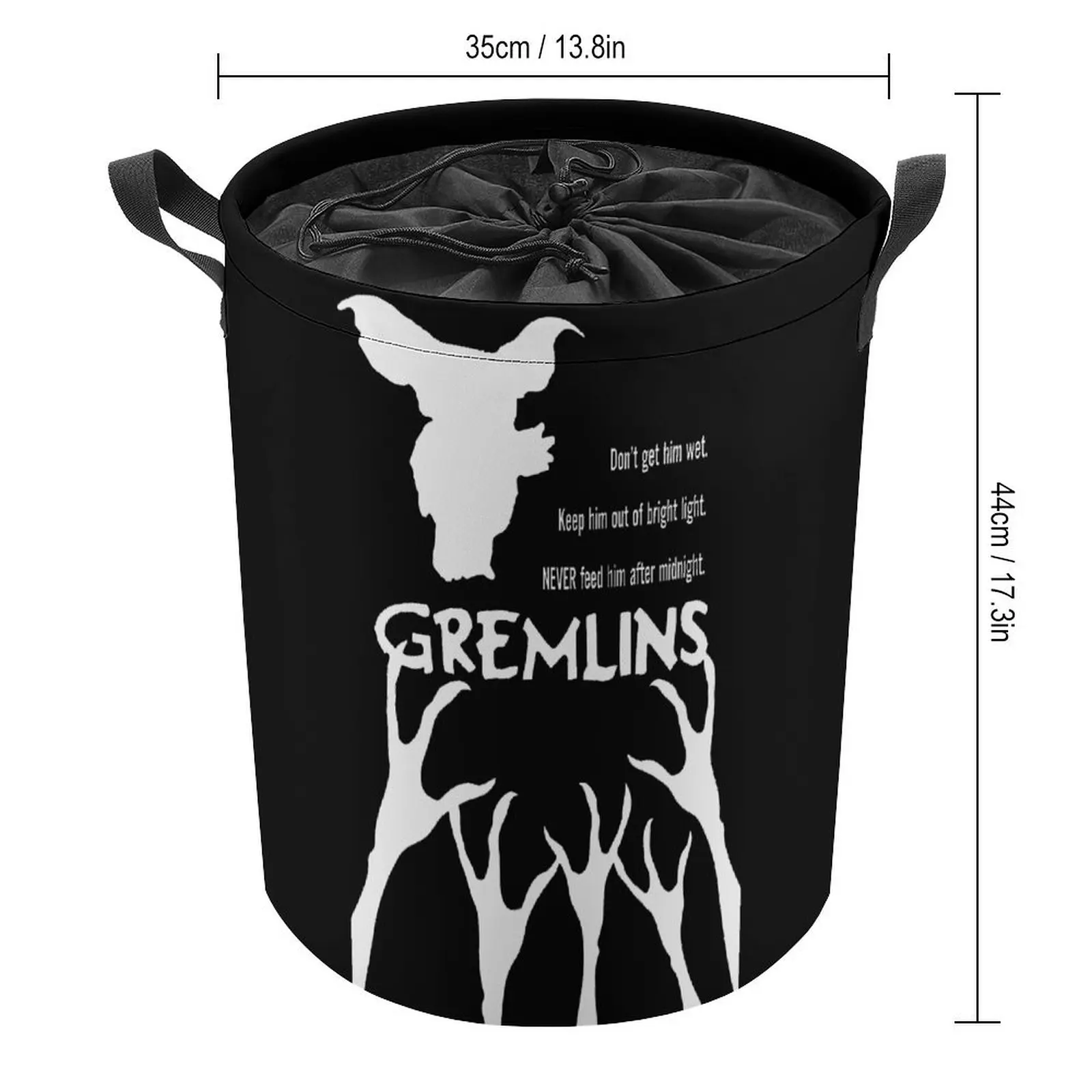 Storage Box Gremlins Mogwai Rules Classic for Sale Laundry Basket Large Capacity Convenient Debris Room Storage Novelty Storage