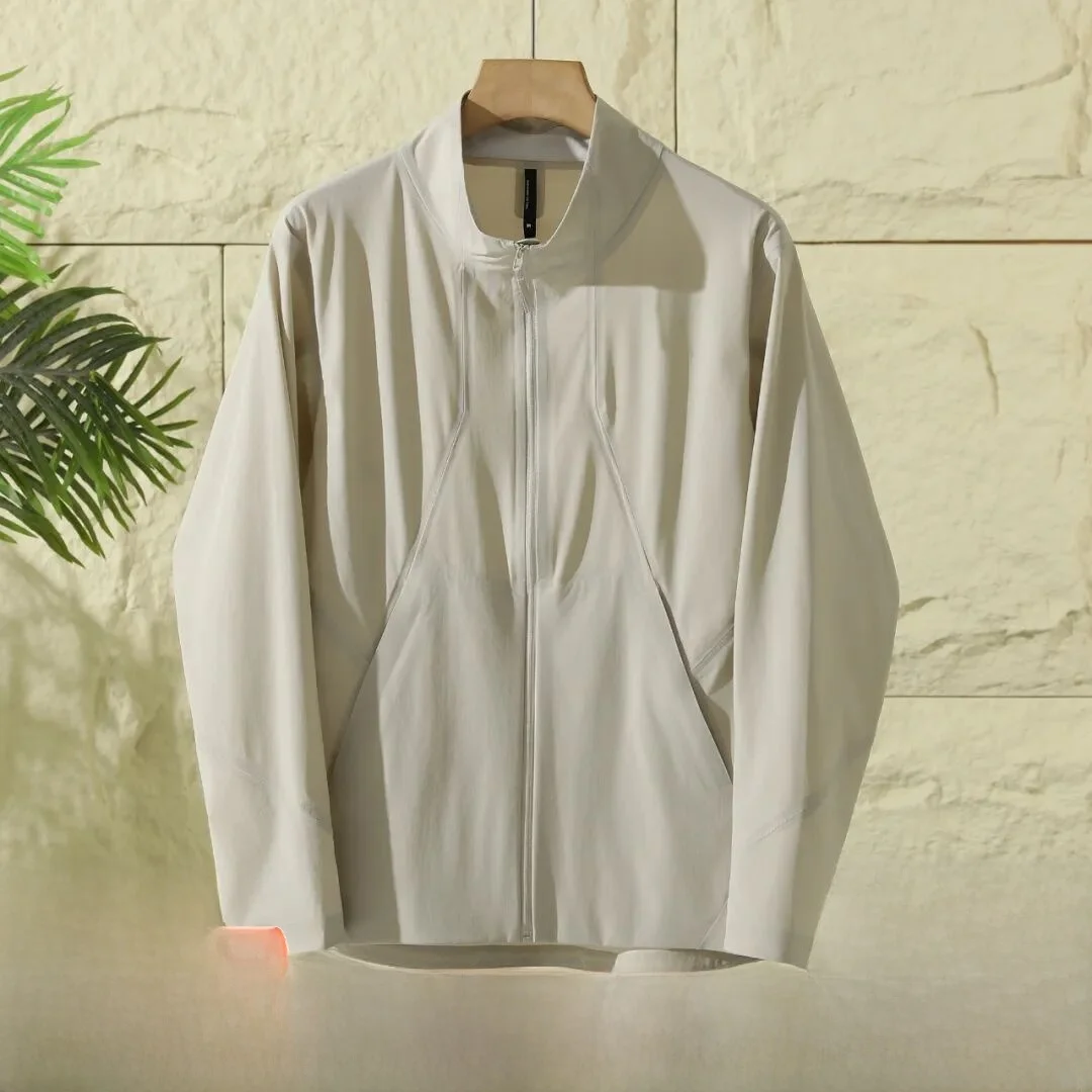 

Outdoor Men's Soft ell Jaet 3D Tailoring Full Prure Glue Qui Dry Waterproof Breathable Stand Fit Commute Sle