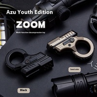 Azul EDC Titanium Alloy Youth Edition Mechanical Ratchet Magnetic Card Finger Toy Trendy Plaything Stress Relief Fidget Spinner