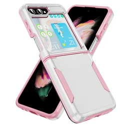Electroplated Hard Shell  Phone Case for Samsung Galaxy Z Flip 6 5 4 Flip5  Flip6 5G Plastic Fall Prevention Shockproof Cover