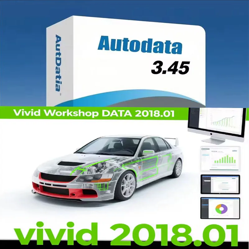 

2025 hot sale newest version Autodata3.45 and vivid 2018 Auto Repair Software+ install video guide+install help for free