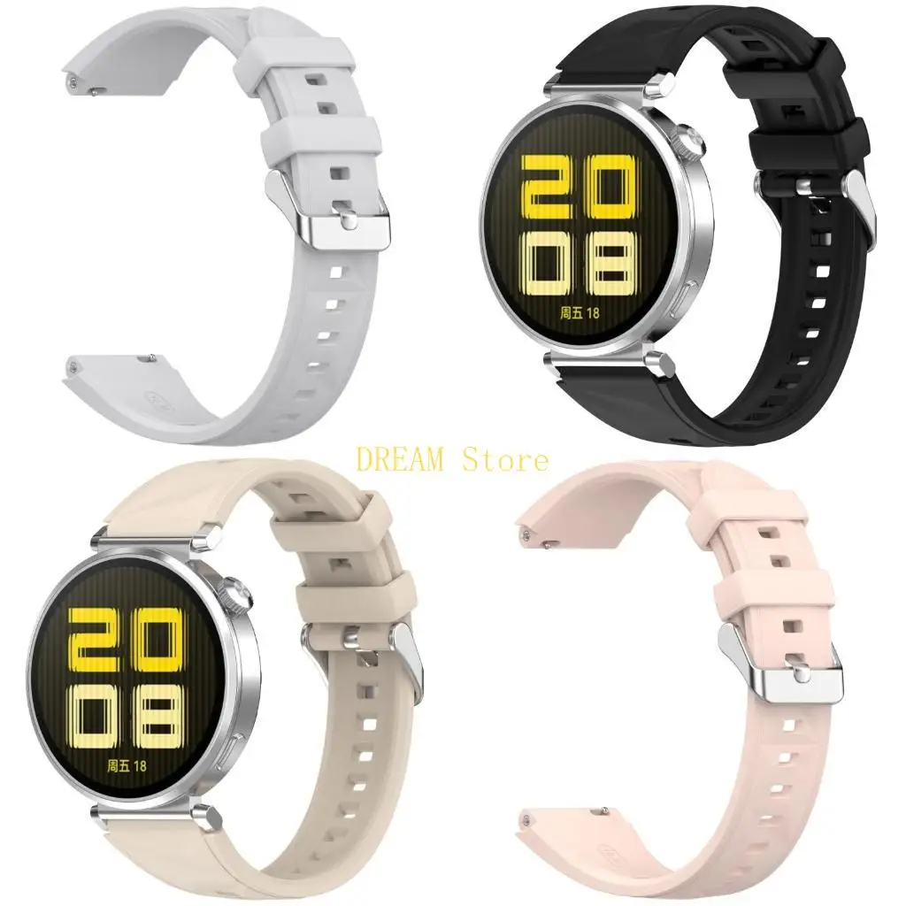 

Силиконовая полоса Watch Bracelet Quick Release Bracelet для Watch GT5 41 -мм часовой полоса Силиконовый ремень замены ремня