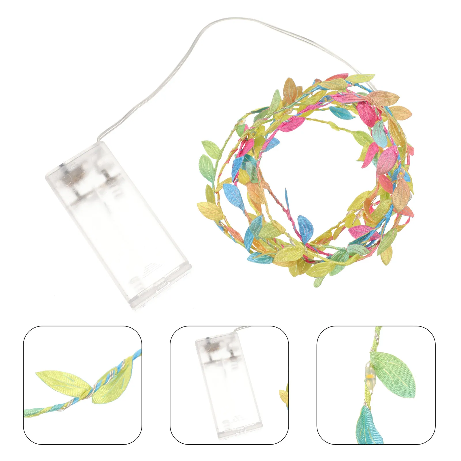 

1 шт. Рождественская светодиодная гирлянда 2 м, декоративное освещение из искусственного ротанга для двора, гаража, праздников, вечеринок, свадеб