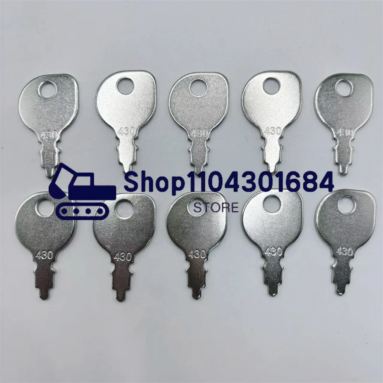 10 Pcs 430 Key for John Deere Honda Indak Kubota Murray MTD Polaris Scag Sears