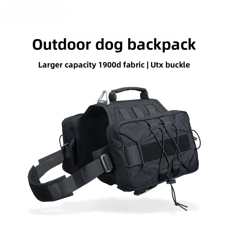 

Outstanding Tactical Dog Bapa for Medium to Large Dogs Outdoor Hiking Pet Lea Self-ouldering Dog Pa