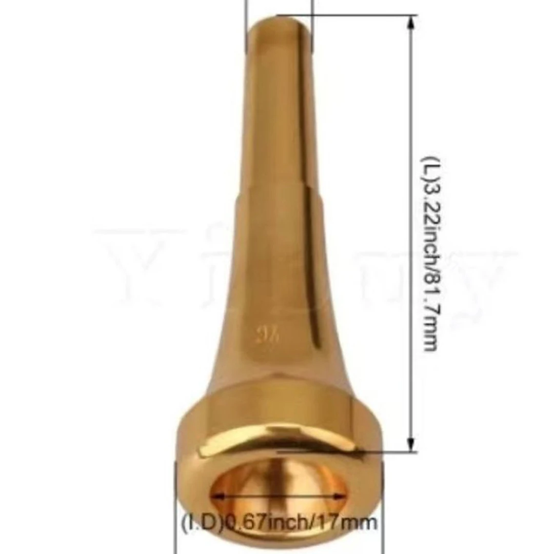 Silver/Gold Plated Copper Musical Brass Instruments Bb Trumpet Mouthpiece 3C 5C 7C Size Pro Trumpet Accessories