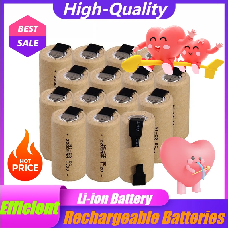 

1.2V 2200mah SC Nickel-Cadmium Power Battery Electric Tool Battery Electric Screwdriver Shaver