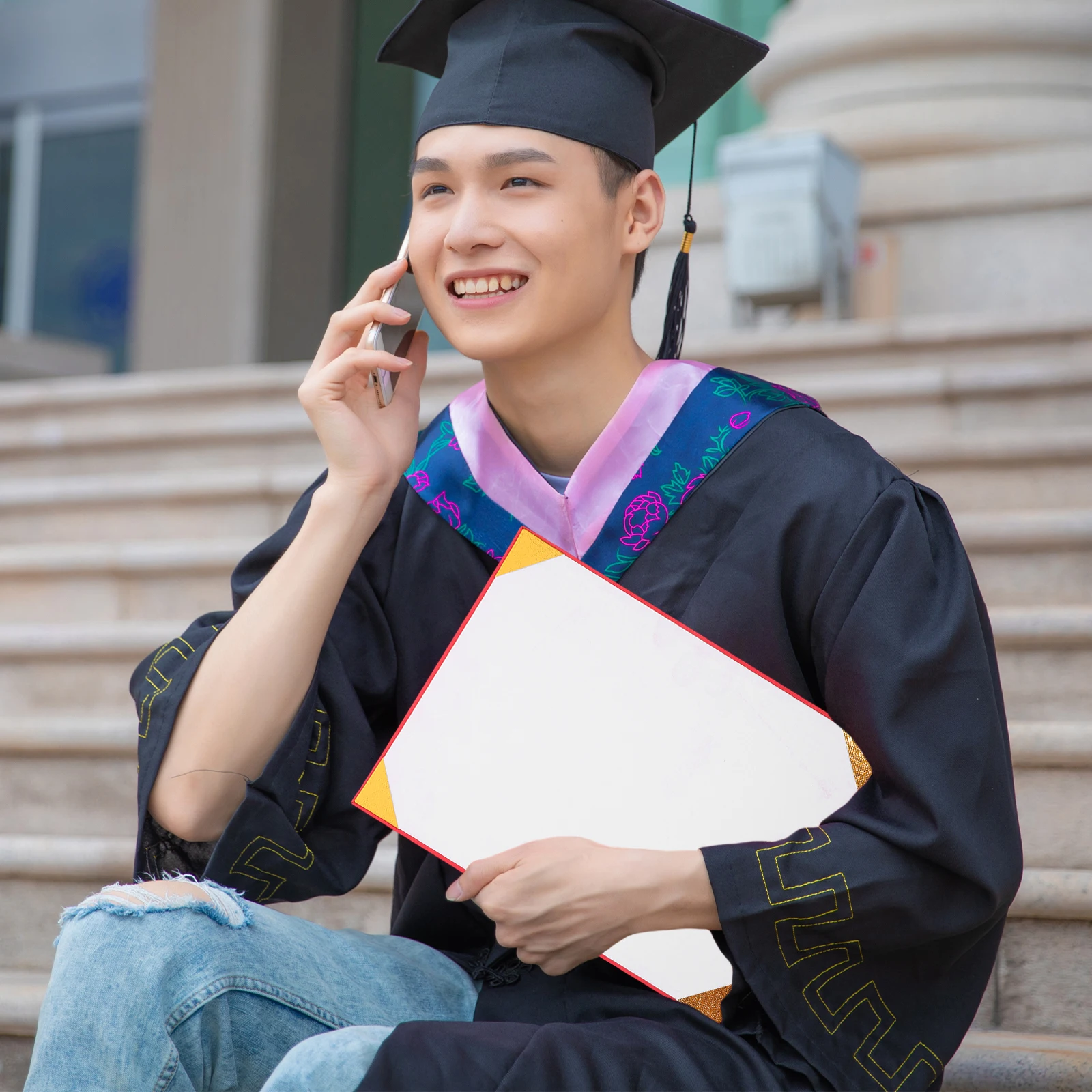 

Blank Diploma Certificate Paper Sheets Decorative Inner Liner for Award Honor School Printable Certificate of Completion