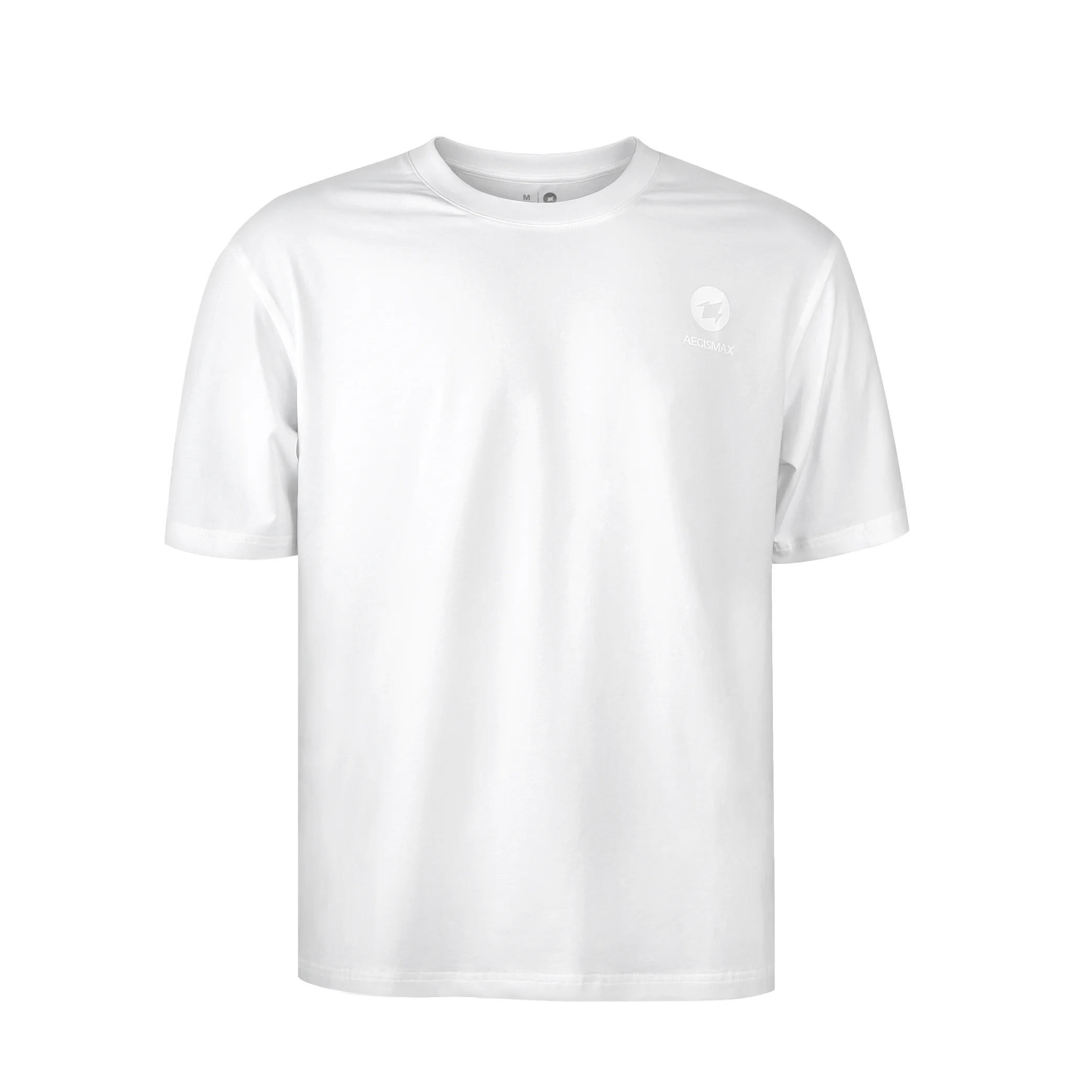 AEGISMAX Mannen Zomer Tencel Cool Feeling T-shirt Losse tops met korte mouwen Ademend Vochtafvoerend Casual Outdoor Camping Shirt
