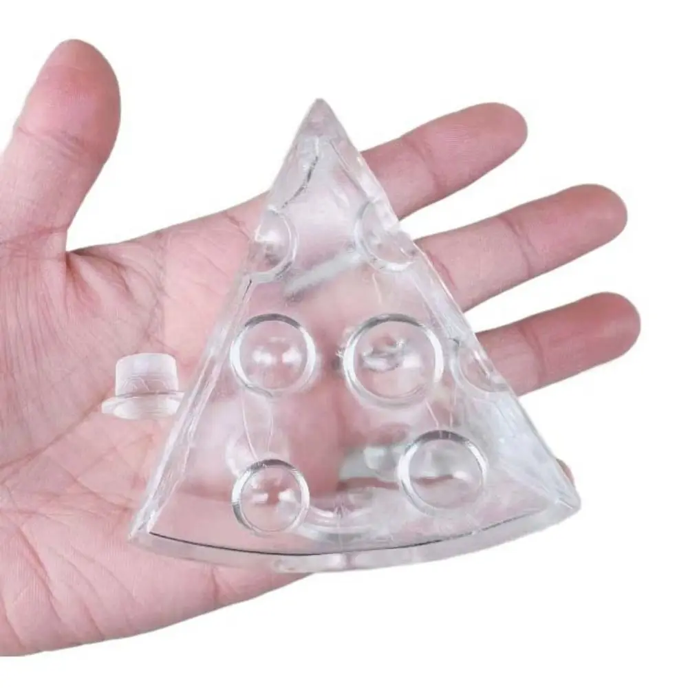 Cheese DIY Empty Ball Skin Soft TPR Transparent DIY Pressure Ball Kit Fillable With Lid Handmade Ball Skin