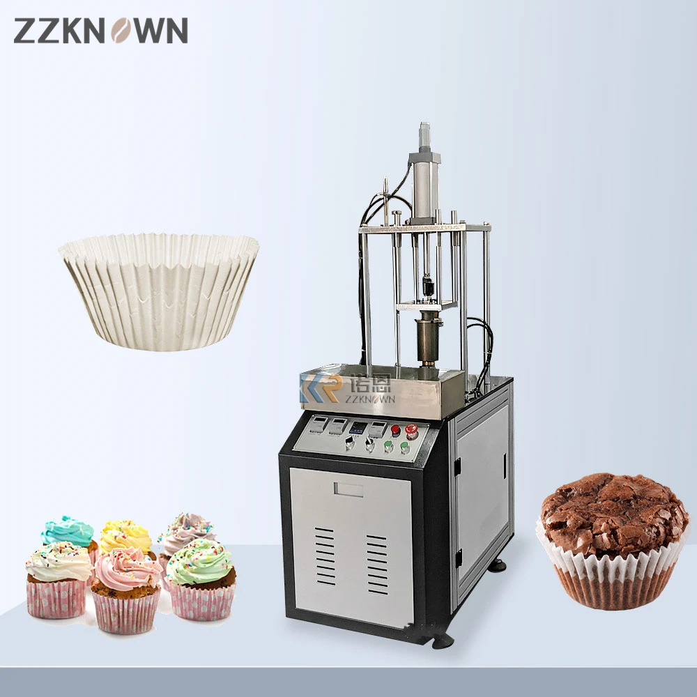 Bandeja semiautomática para pan y pastel, contenedor de papel de aluminio, dulces, aperitivos, taza de helado, pastelería, fiambrera de papel, máquina formadora