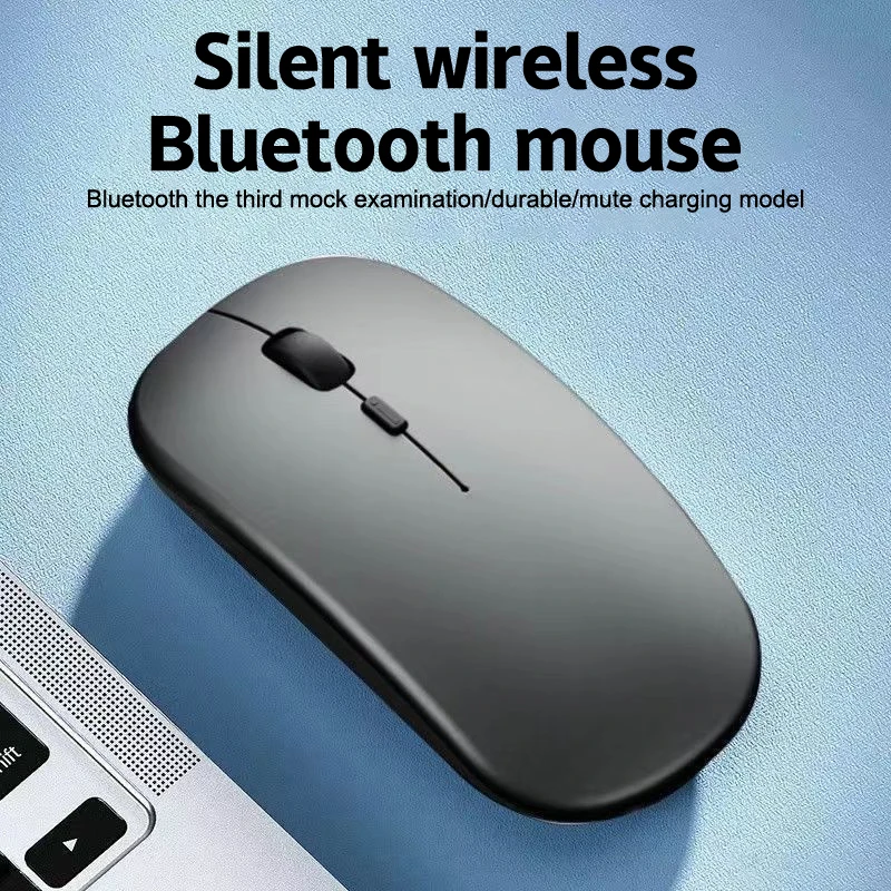 Portable Wireless Mouse Bluetooth-compatible 2.4GHz Dual Modes Computer Wireless Mice Mute For PC Xiaomi Pad Laptop Macbook