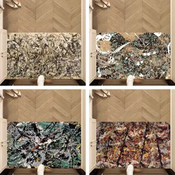Jackson Pollock Abstract Painting Art Floor Mat Floor Mat Bedroom Decoration Balcony Anti-Slip Doormat Living Room Rug