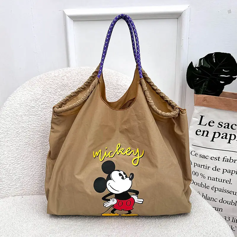 Disney Nylon Mickey print single shoulder crossbody bag large capacity shopping bag handbags