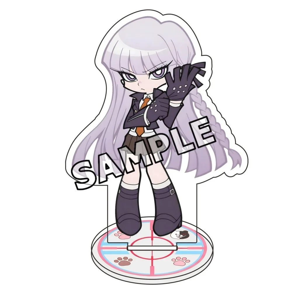 Anime Danganronpa Q Version Nagito Chiaki Kokichi Doppelseitiger HD-Acryl-Ständer Schlüsselanhänger Niedliche Figur Display Schreibtischdekoration Geschenke – Detail 6