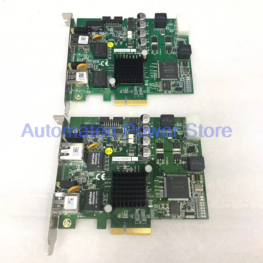1 Pcs PCIe-GIE62+ Gigabit Network Frame Grabber 51-18502-0A20