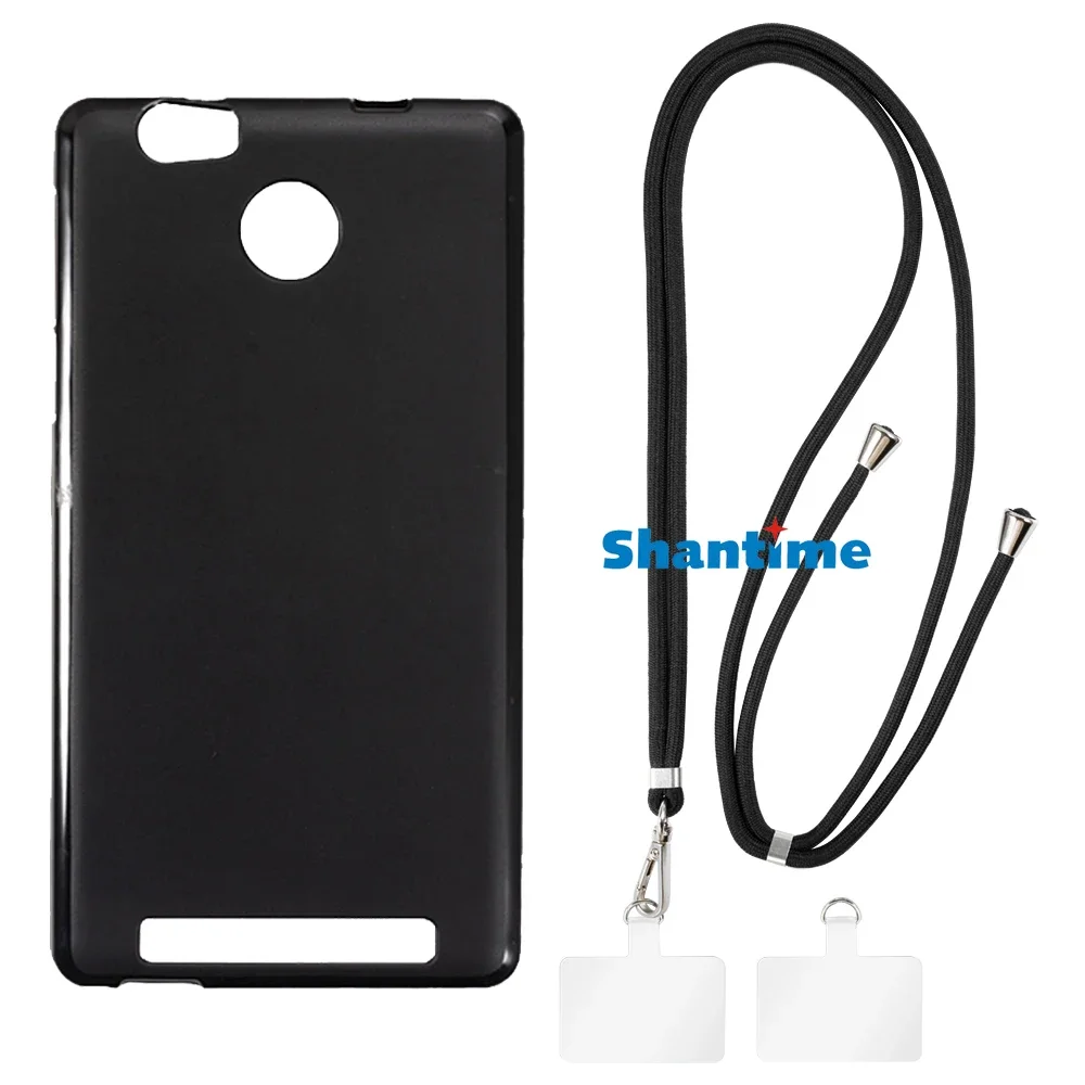 Suitable for Leagoo Shark 1 Case + Ajustable Neck/Crossbody Lanyards and Spacers, Silicone TPU Cover with Soft