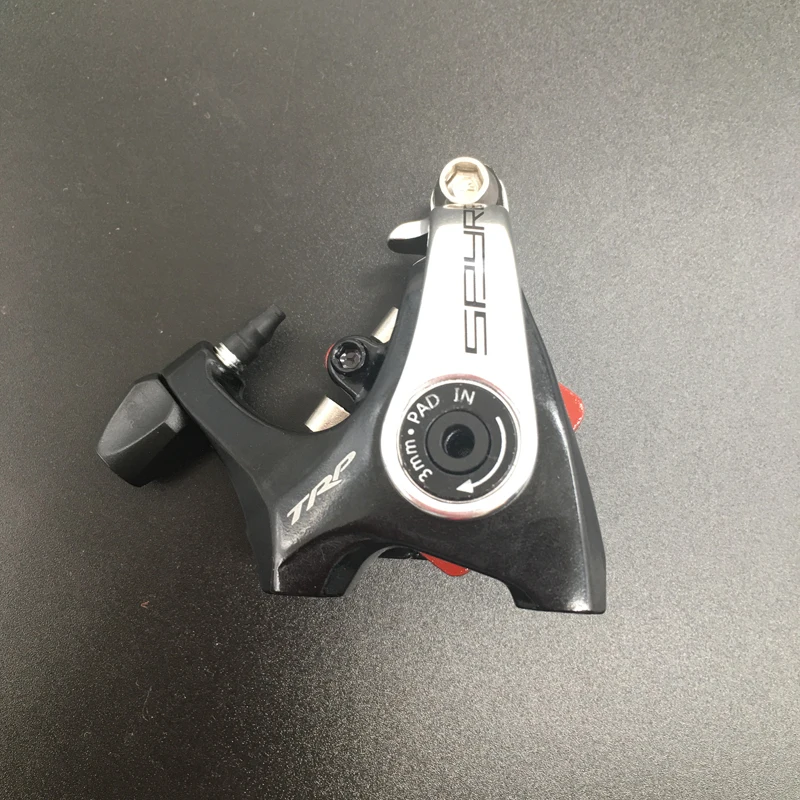 الأصلي TRP سباير سبيكة الميكانيكية مكبح قرصي الفرجار شقة جبل سباير MD-C610 سباير الفرجار F160 F140 محول لا الدوار #6