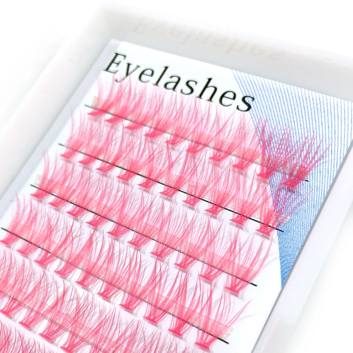 Colour Lash Eyelash Extension Red Brown Blue Purple Colored Eyelash Extension Individual Color Faux Mink Eyelashes Makeup Tools