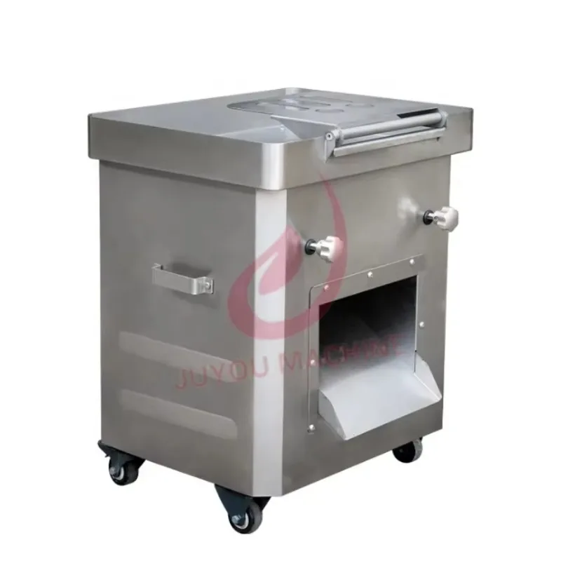 

JUYOU Commercial Fresh Meat Slicer Stainless Steel Beef Fish Pork Shred Cutter Meat Cutting Slicing Machine