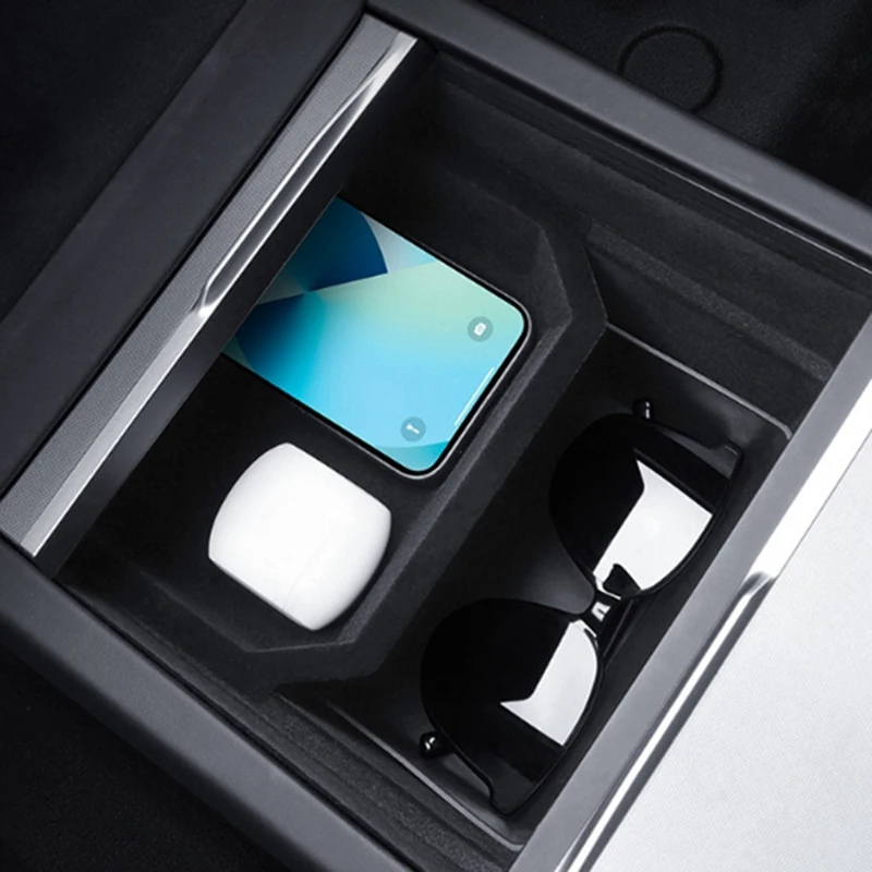 Car Center Console Front Storage Box For Tesla Model 3 Highland 2024 Organizer BOX Parts Car Interior Accessories 1 Piece image 2