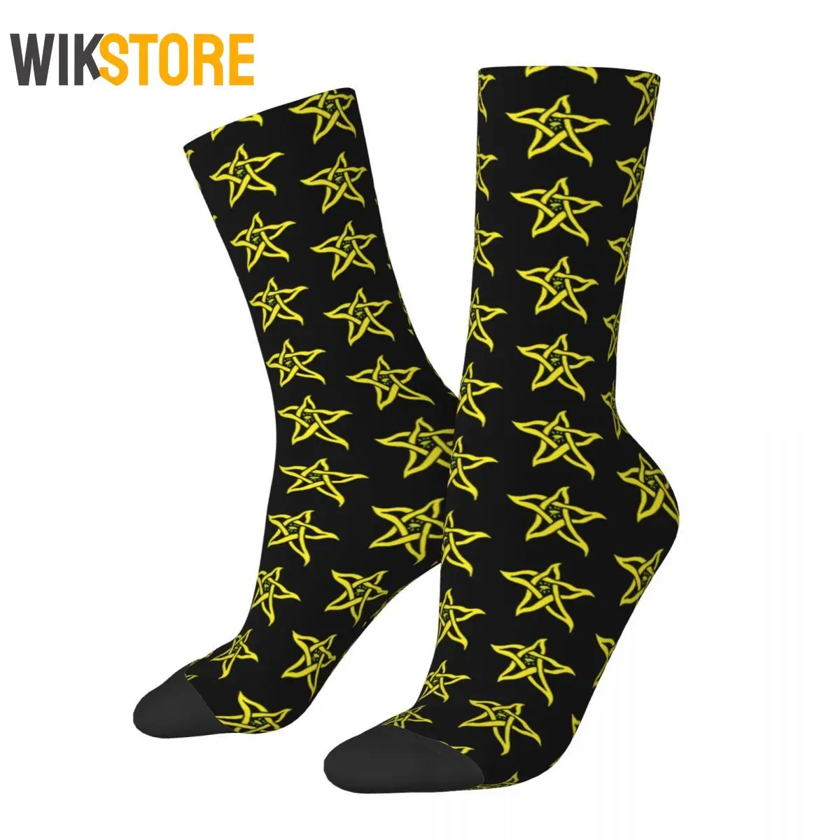 

Hip Hop Retro Elder Sign Men Women Socks Cthulhu Mythos Harajuku Seamless Novelty Happy Crew Sock Breathable Basketball Socks