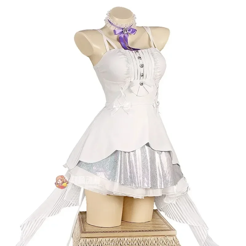 Game NIKKE The Goddess of Victory Dorothy Cosplay Costumes White Skirt Princess Dresses Lace Accessories Anime Lolita Stockings