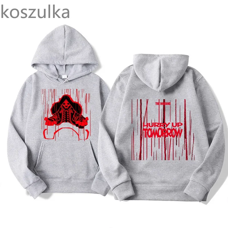 2025 Hurry Up Tomorrow Tour Hoodies  Autumn Winter New Two Sides Clothing Gothic Trends Sweatshirt Rock Band Fashion Unisex Pull