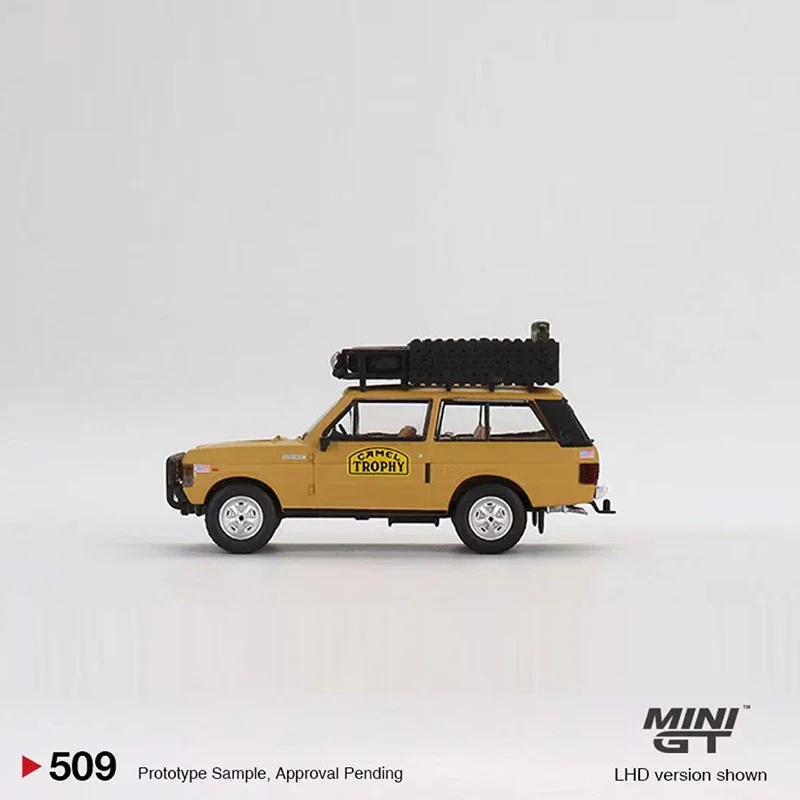 MINI GT 1:64 Range R 1982 Camel Trophy Papua New Guinea Team USA Model Car# 509 LHD