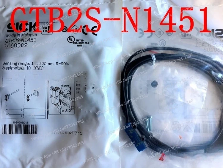 

1PC GTB2S-N1451 1060203 10-30VDC NPN Sick Photoelectric Switch Sensor New Original