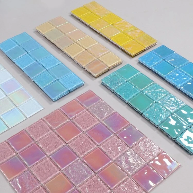 Symphony Crystal Glass Mosaic, Kitchen And Bathroom Background Wall Tiles, Special Tiles For Swimming Pool And Fish Pond Project