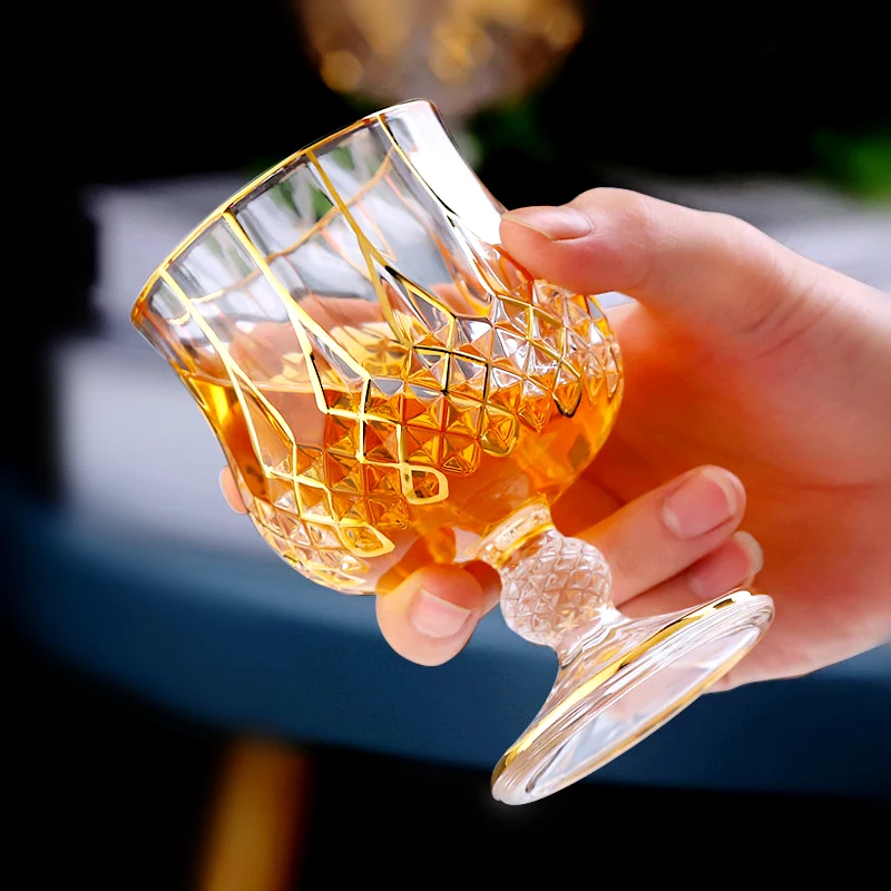 Cognac Brandy Glass Transparent Big Capacity Goblet Red Wine Glass Scented Cup Whisky Liquor Vodka Bar Restaurant Drinking Vesse