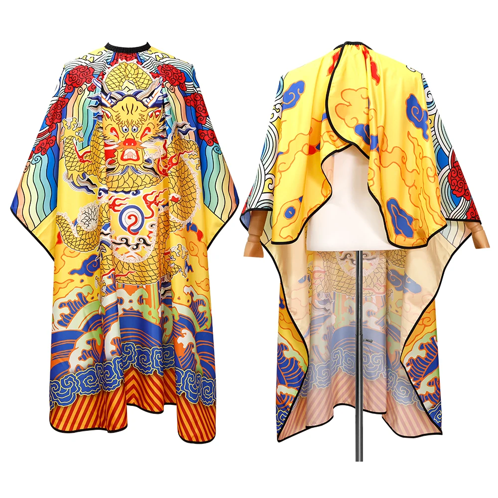 

Barber Haircut Cloth DragonHairdresser Apron Hair Cut Cape Hairdress Gown Hairdressing Coat Barbershop Salon Accessory