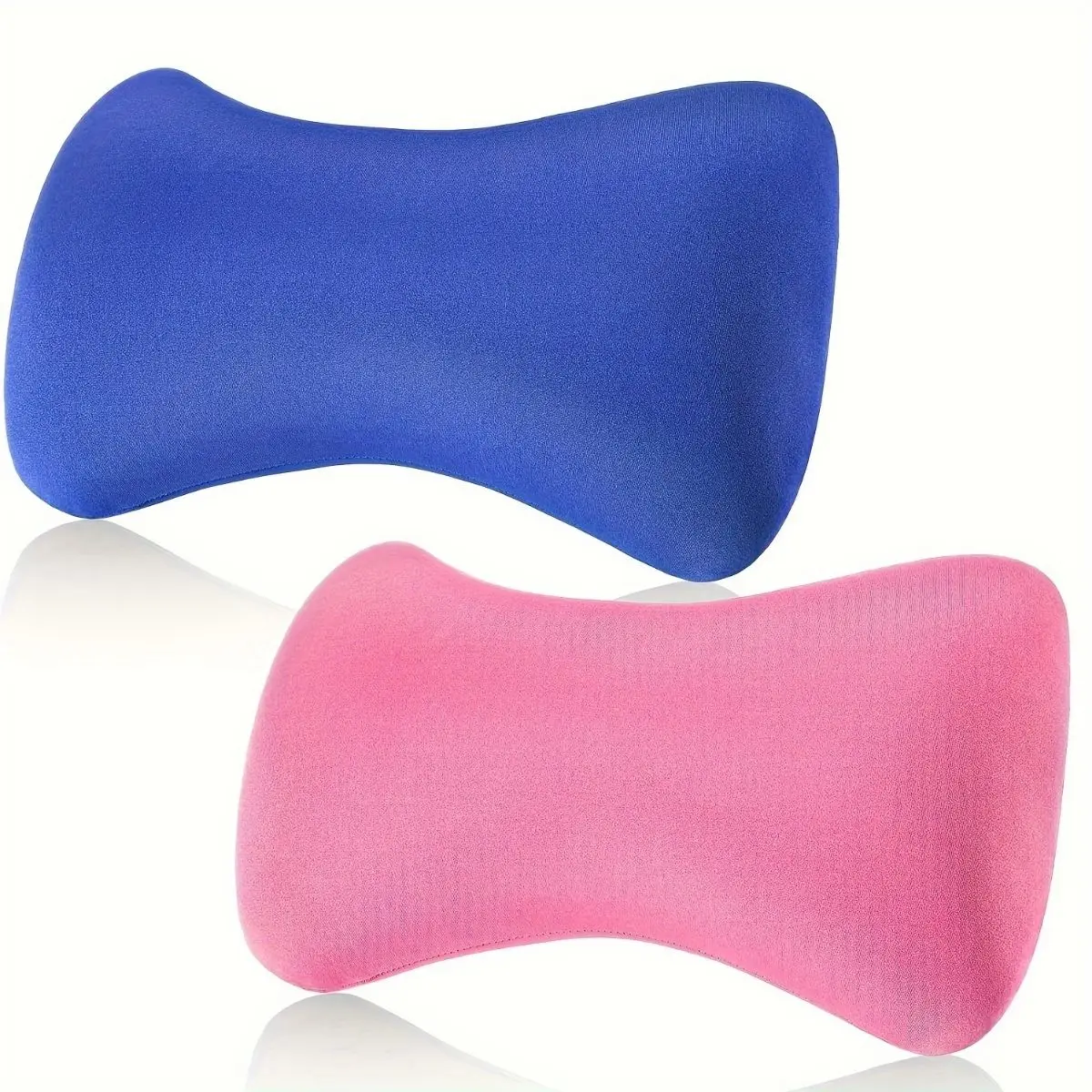 Microbead Neck Pillows Bone Headrest Pillow Soft Cushion Comfortable Microbead Support Bolster Pillow for Adults Back Sleeping