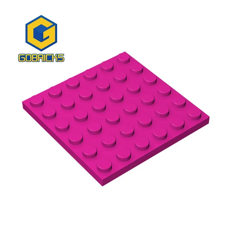 Gobricks 1 Pcs MOC Plate 6 x 6 Bricks Compatible With 3958 Model Building Blocks Parts Children's Assembles Puzzle Toys Gifts