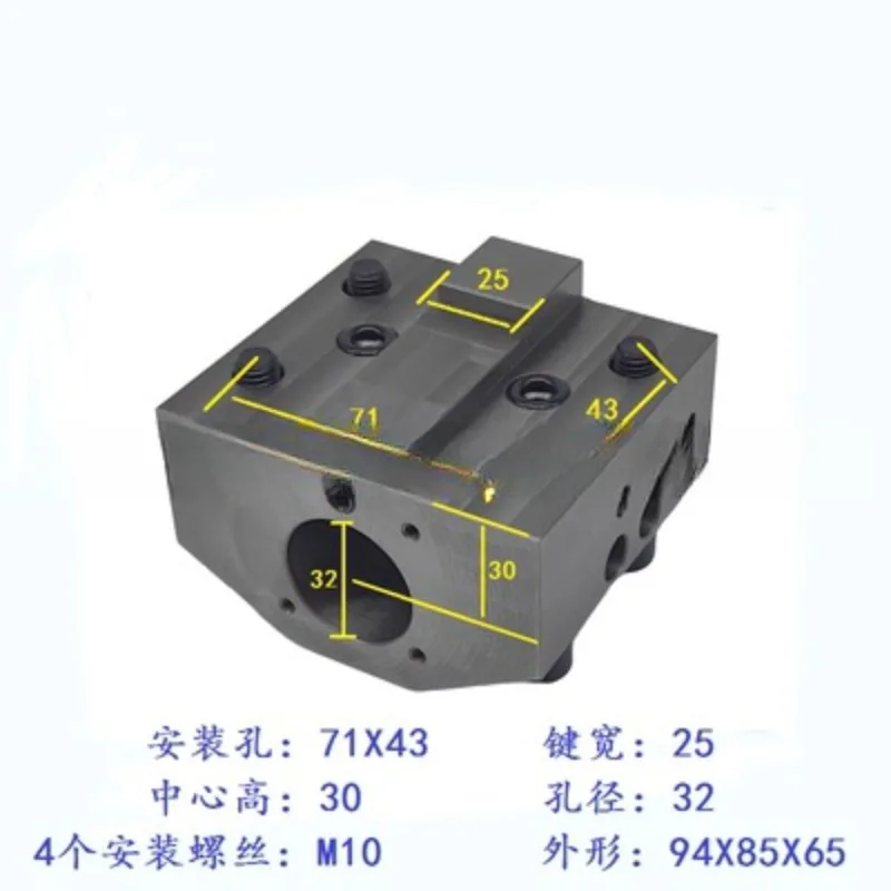 Numerical control lathe turret turret static boring frame/turret finish